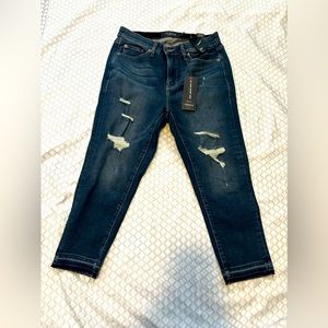 TORRID Sky high skinny crop jeans